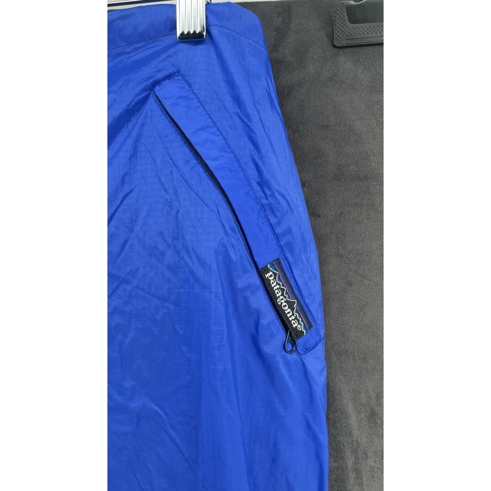 Vtg 90s Patagonia Blue Nylon Windbreaker Shell Pants Size M